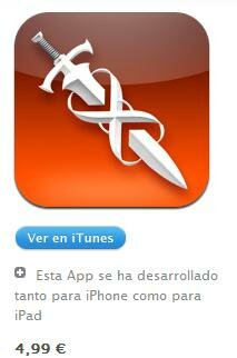 Infinity blade, ya está disponible la actualización versión 1.1 [actualizado], 3d095