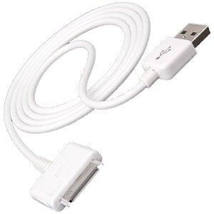 Mejorar la batería del iPhone o cómo ahorrar batería y maximizar su rendimiento, apple ipod iphone usb cable white