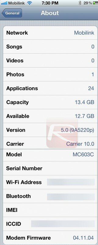 Liberar iPhone 4 con iOS 5 con las tarjetas Gevey es posible, img i4 gevey 321x800