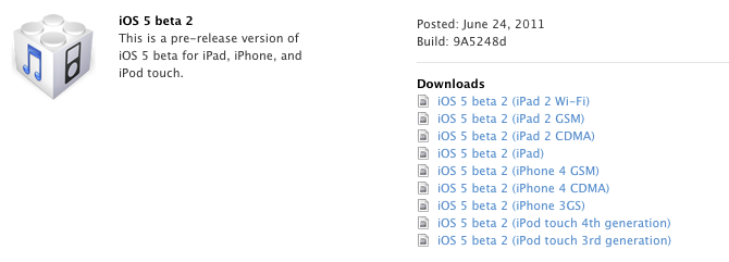 IOS 5 Beta 2 disponible , ios5