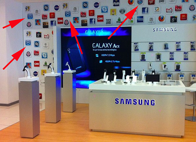 Otro error que promueve a Apple en la competencia, ahora por parte de Samsung, Samsung y apple informacioniphonecom