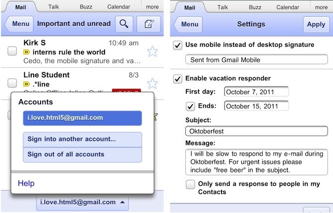 Google actualiza la web app de Gmail pudiendo gestionar varias cuentas a la vez, iPhone 5 4 actualidad noticias 565