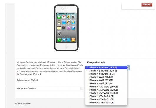 Aparece el iPhone 4S de 64GB y un iPhone 4 de 8GB en el listado de teléfonos de Vodafone Alemania, iPhone 5 4 actualidad noticias 606