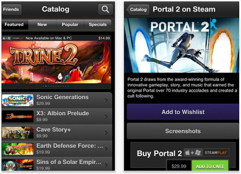 Llega Steam Mobile por parte de Valve a los idevices, Steam Mobile iOS informacioniphonecom